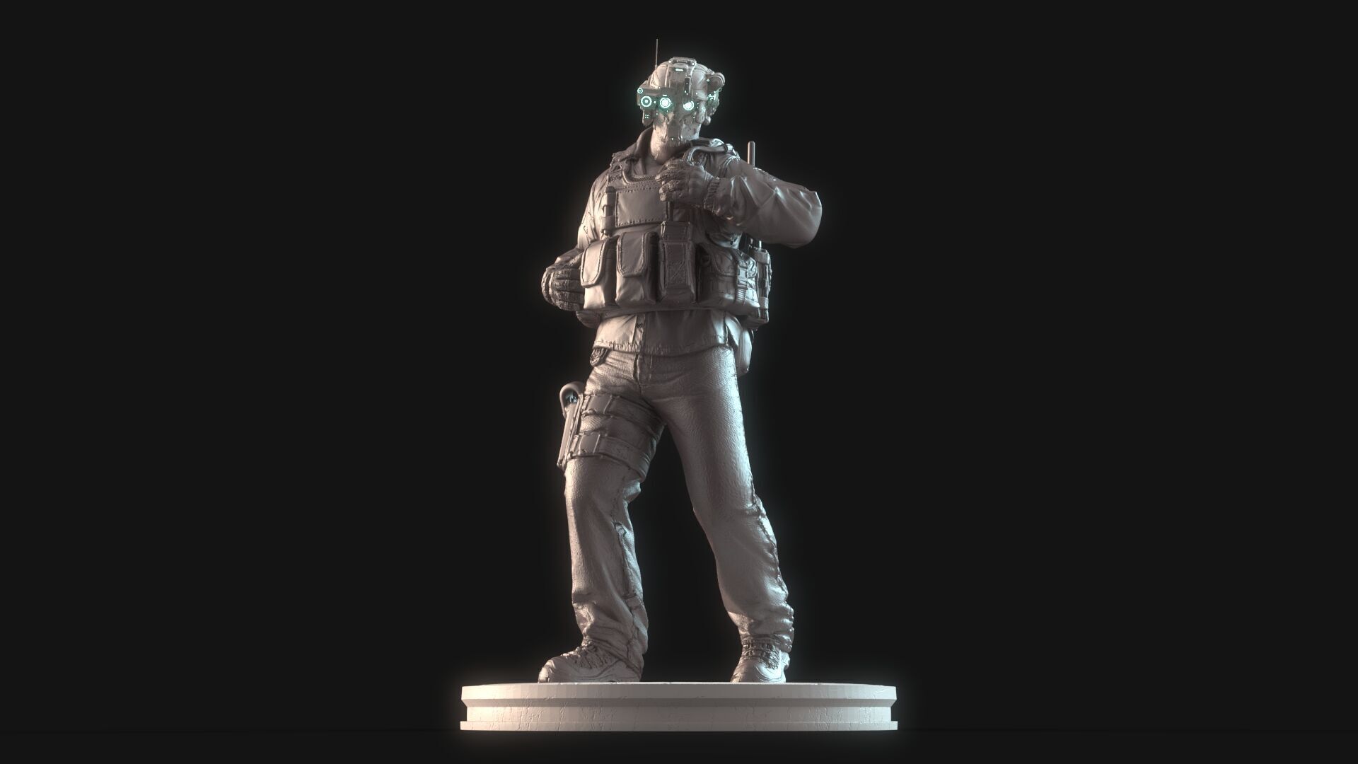 Mechanical Warrior 3D model_19