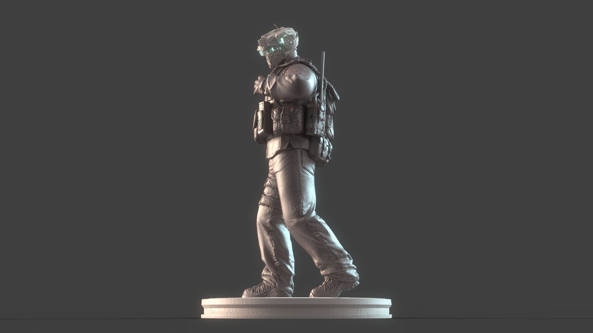 Mechanical Warrior 3D model_20