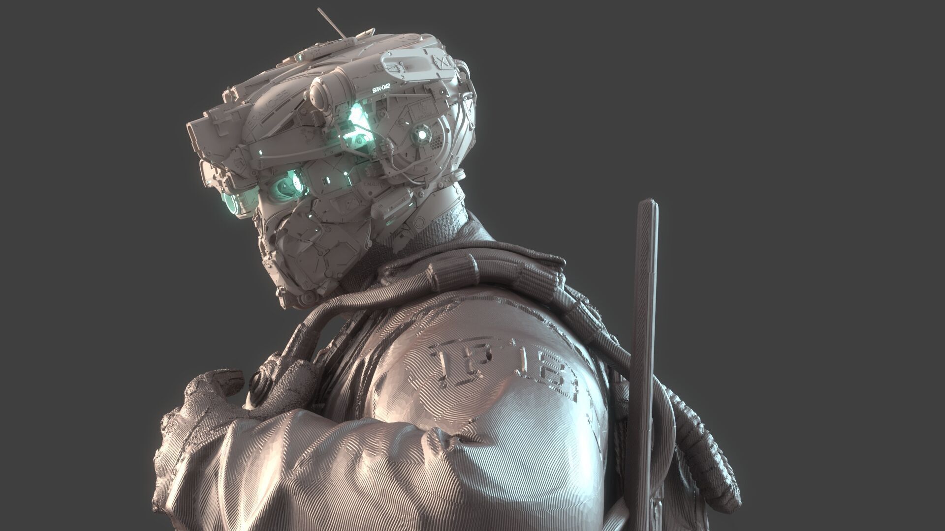 Mechanical Warrior 3D model_7