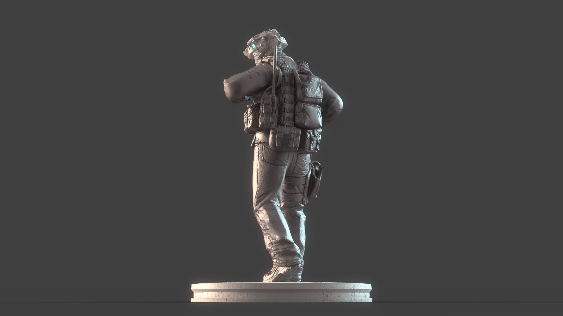 Mechanical Warrior 3D model_21