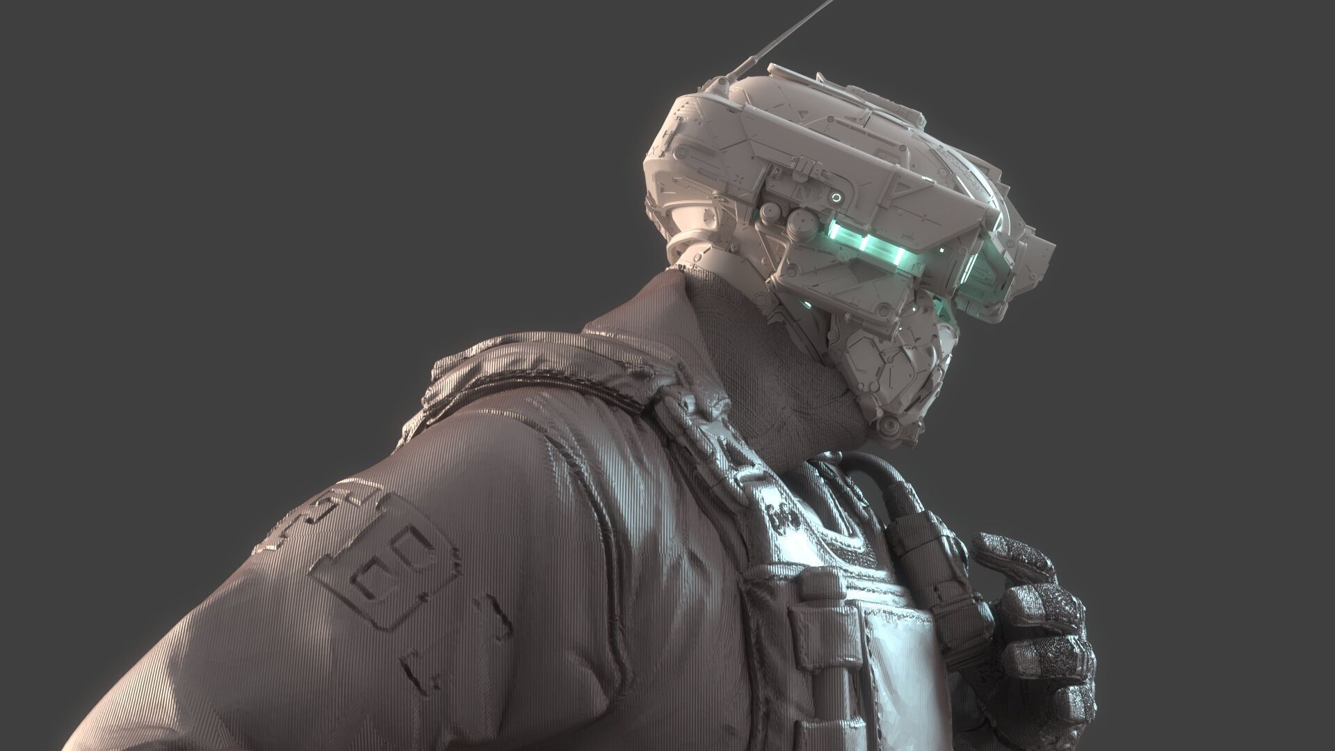 Mechanical Warrior 3D model_14