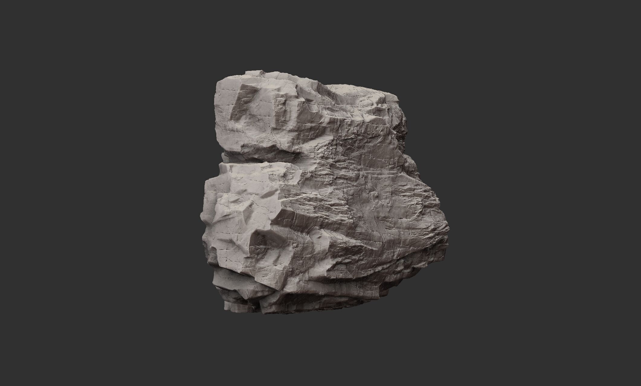 Cliff rock Face DIorama TTG pack 3D print model_5