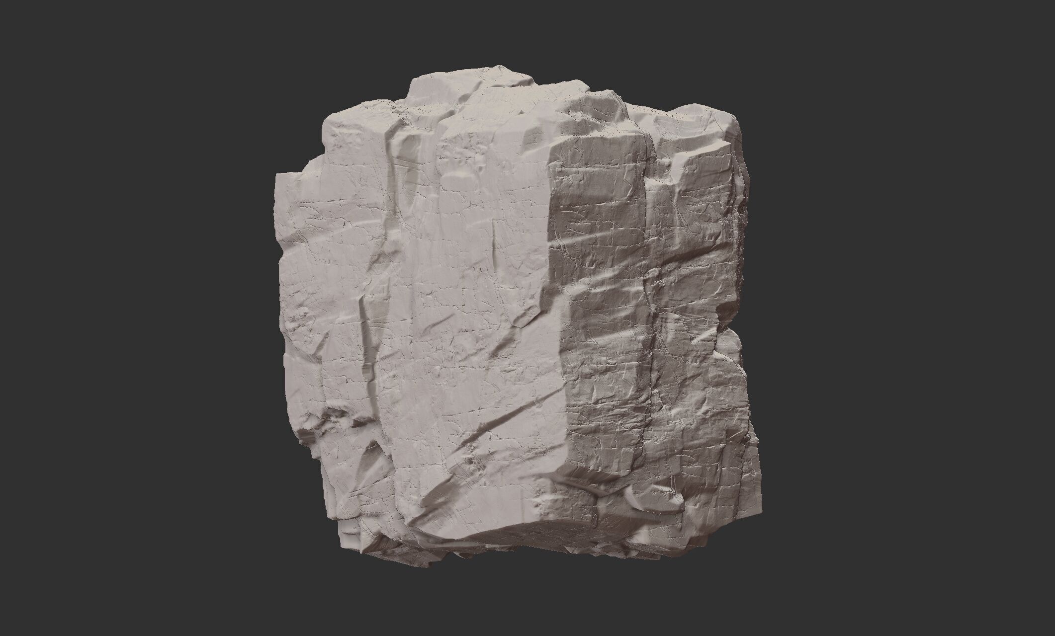 Cliff rock Face DIorama TTG pack 3D print model_4