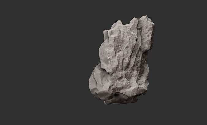 Cliff rock Face DIorama TTG pack 3D print model