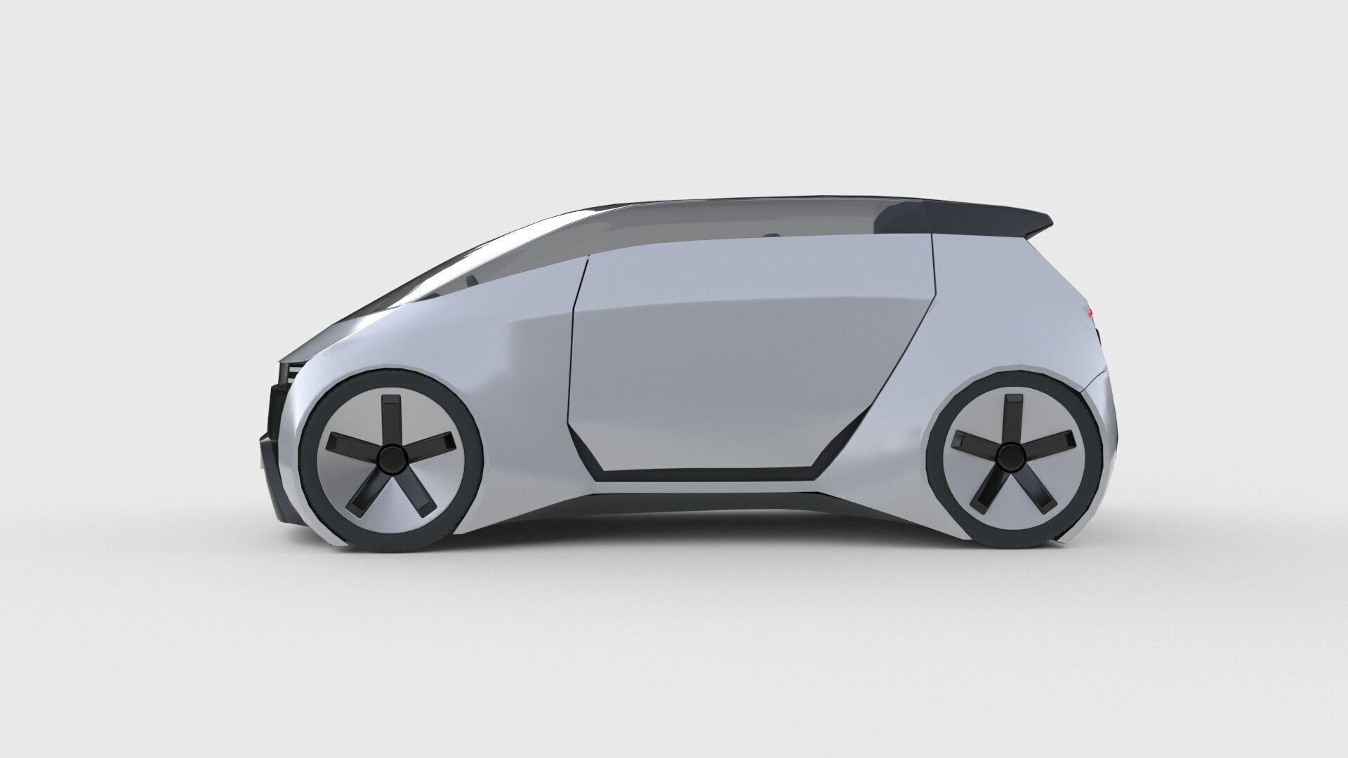 Autonomous Compact MPV EV 3D model_3