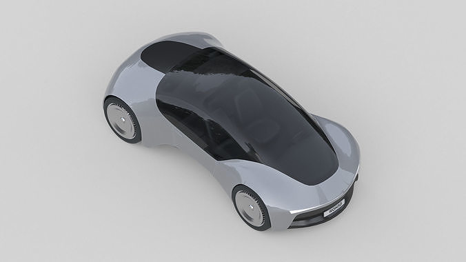 Compact Futuristic City EV 3D model