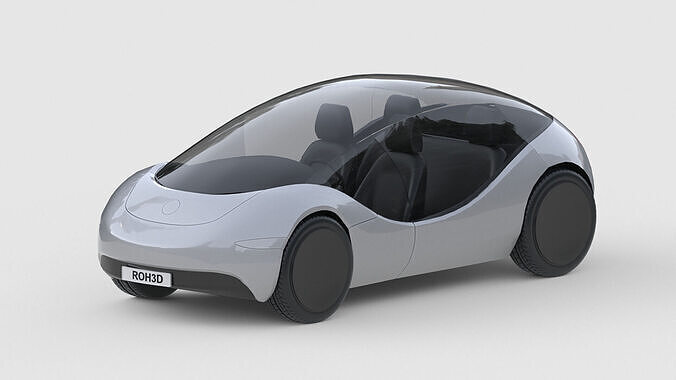 Futuristic Personal Micro EV 3D model
