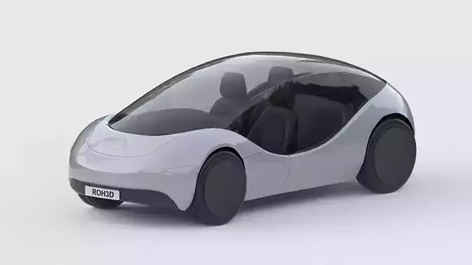 Futuristic Personal Micro EV 3D model Futuristic Personal Micro EV 3D model