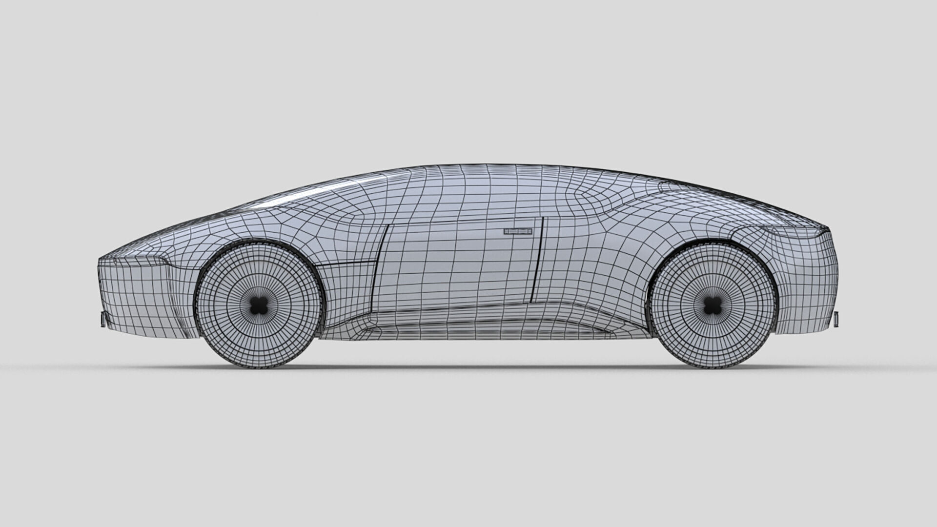 Futuristic Urban Concept Car 3D model_7