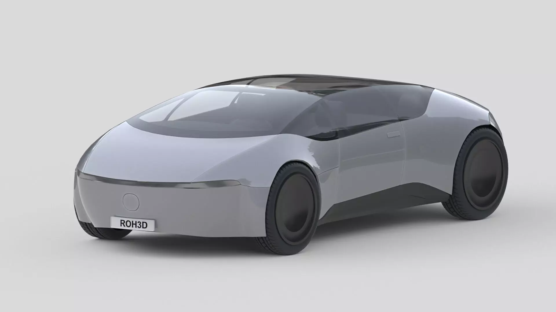 Futuristic Urban Concept Car 3D model_0