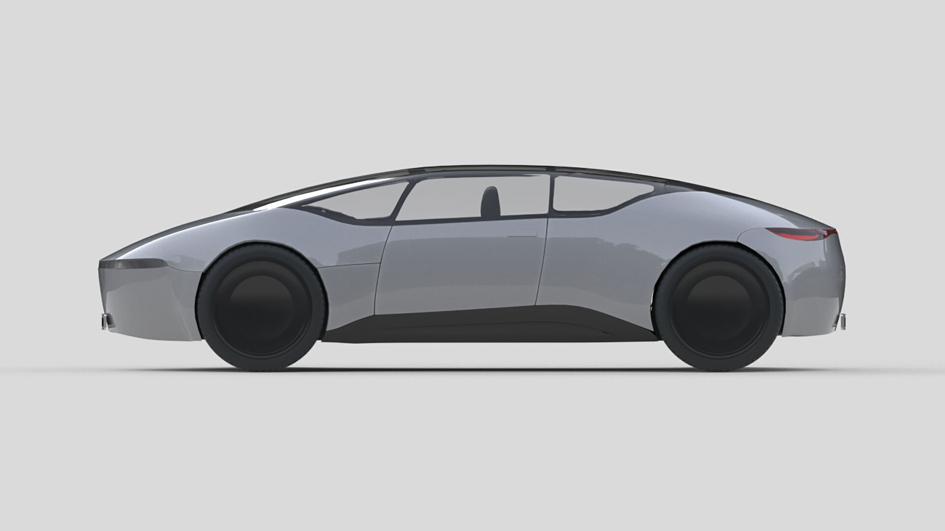 Futuristic Urban Concept Car 3D model_4