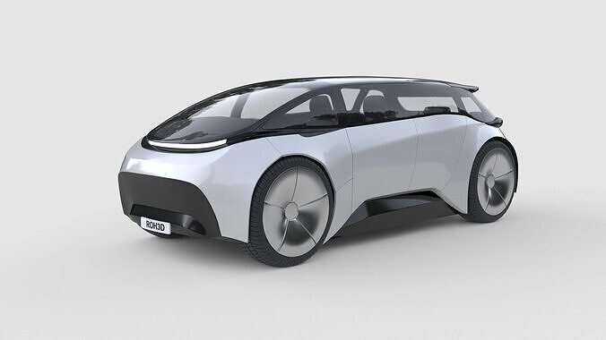 Futuristic Urban Minivan 3D model