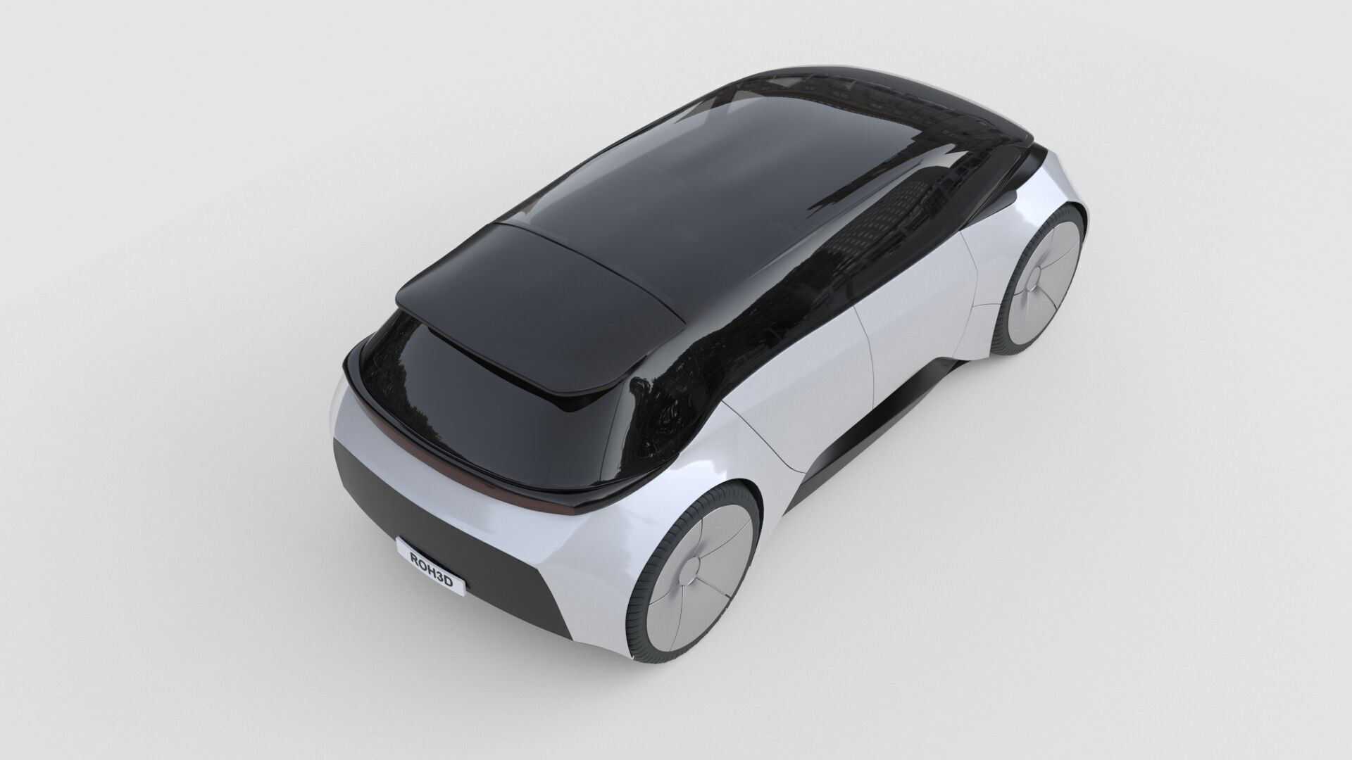 Futuristic Urban Minivan 3D model_5