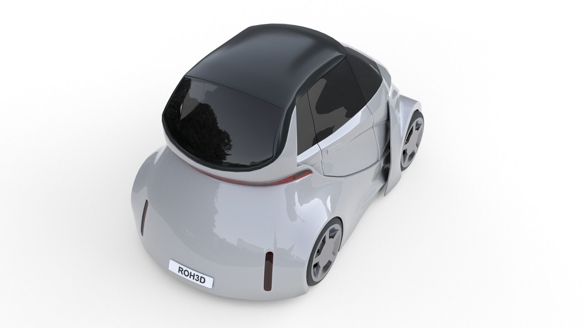 Ultra-Compact Personal Pod EV 3D model_5