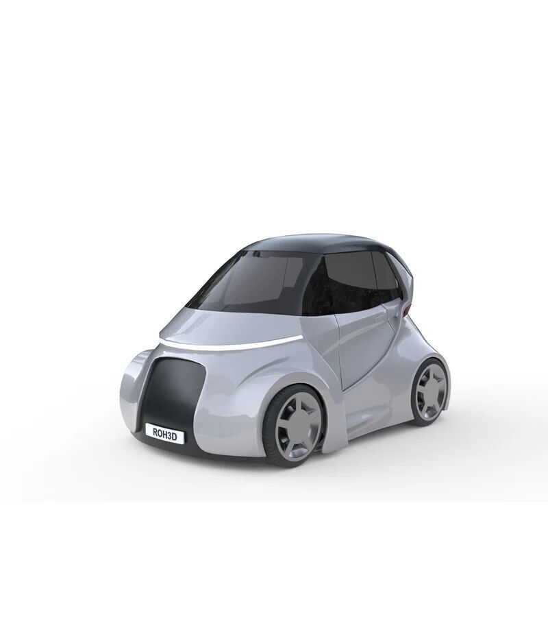Ultra-Compact Personal Pod EV 3D model_1