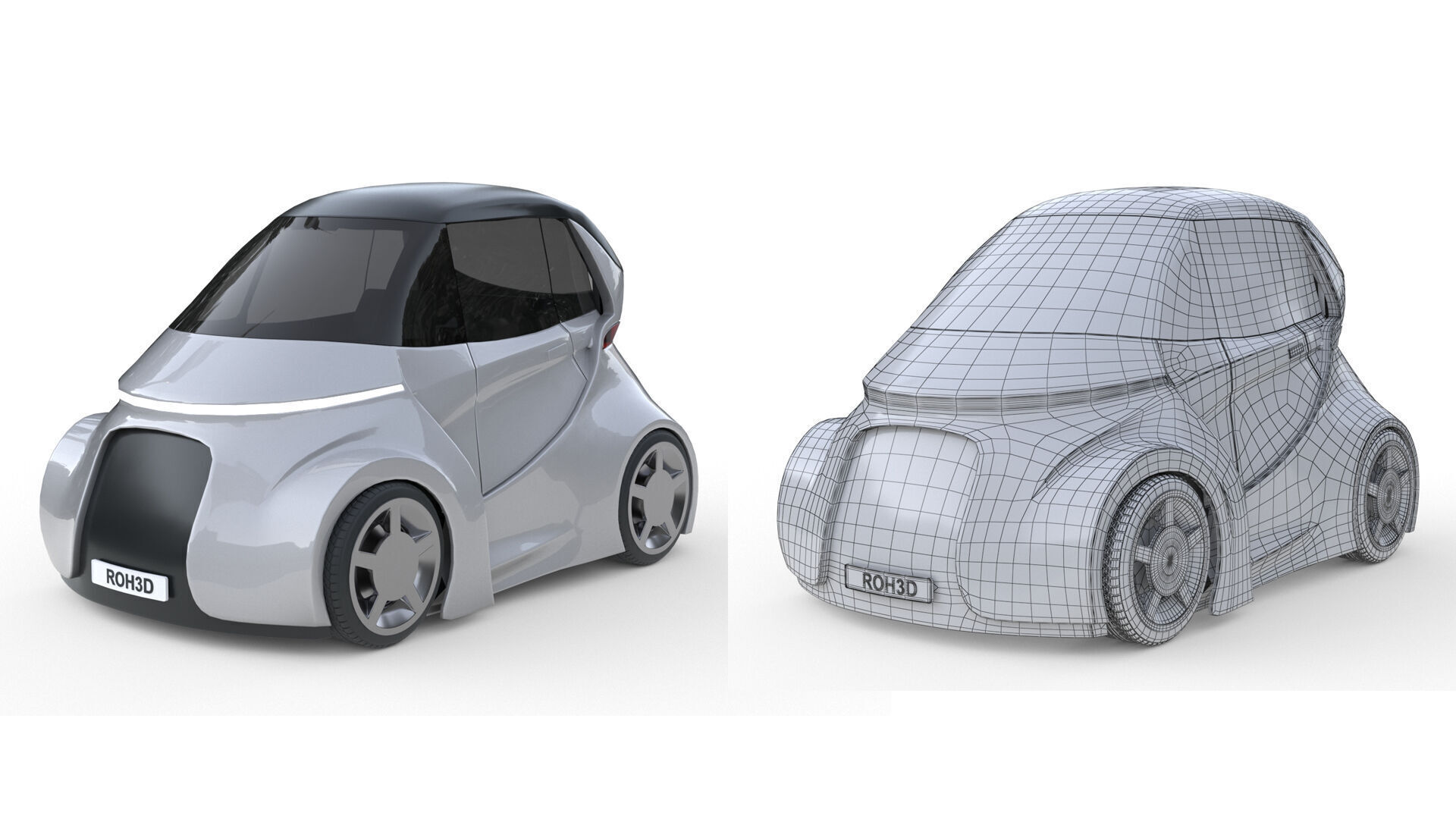 Ultra-Compact Personal Pod EV 3D model_6