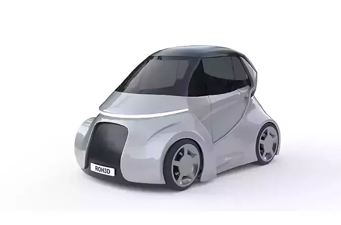 Ultra-Compact Personal Pod EV 3D model Ultra-Compact Personal Pod EV 3D model