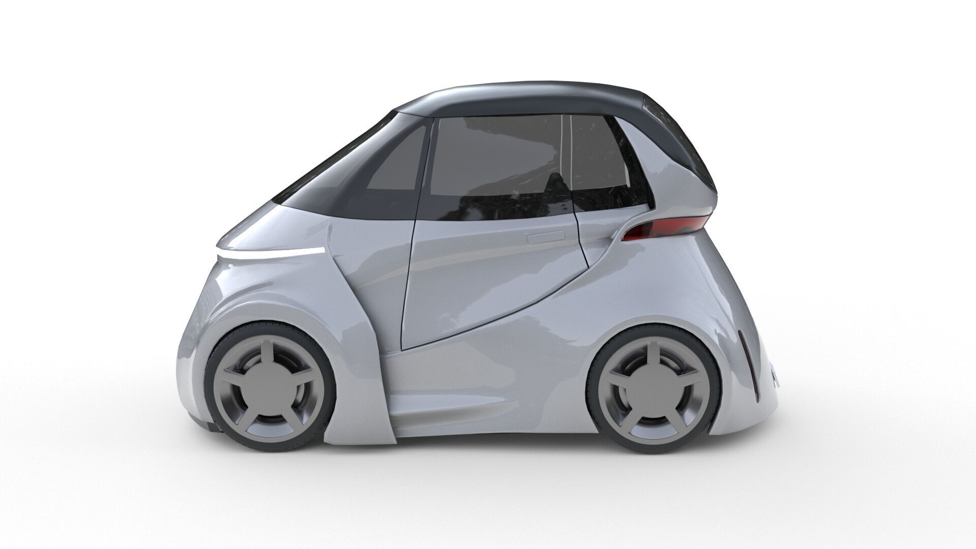 Ultra-Compact Personal Pod EV 3D model_3