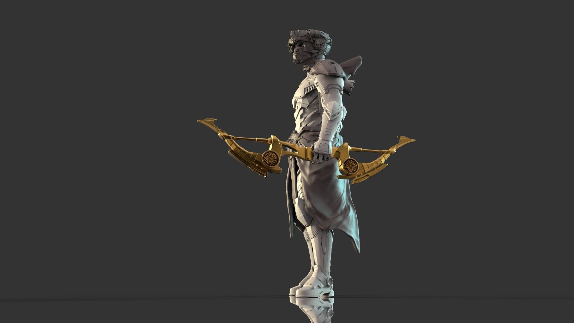 Mechanical Warrior 3D model_16