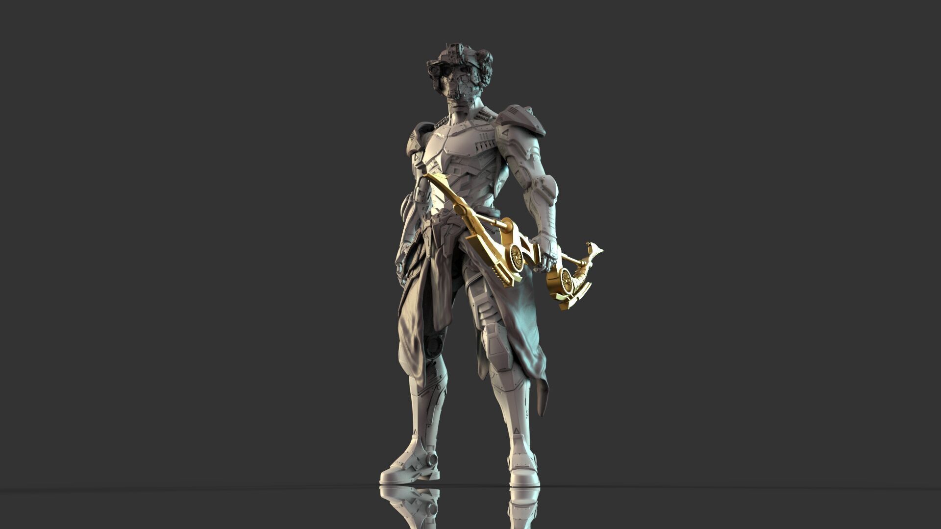 Mechanical Warrior 3D model_14