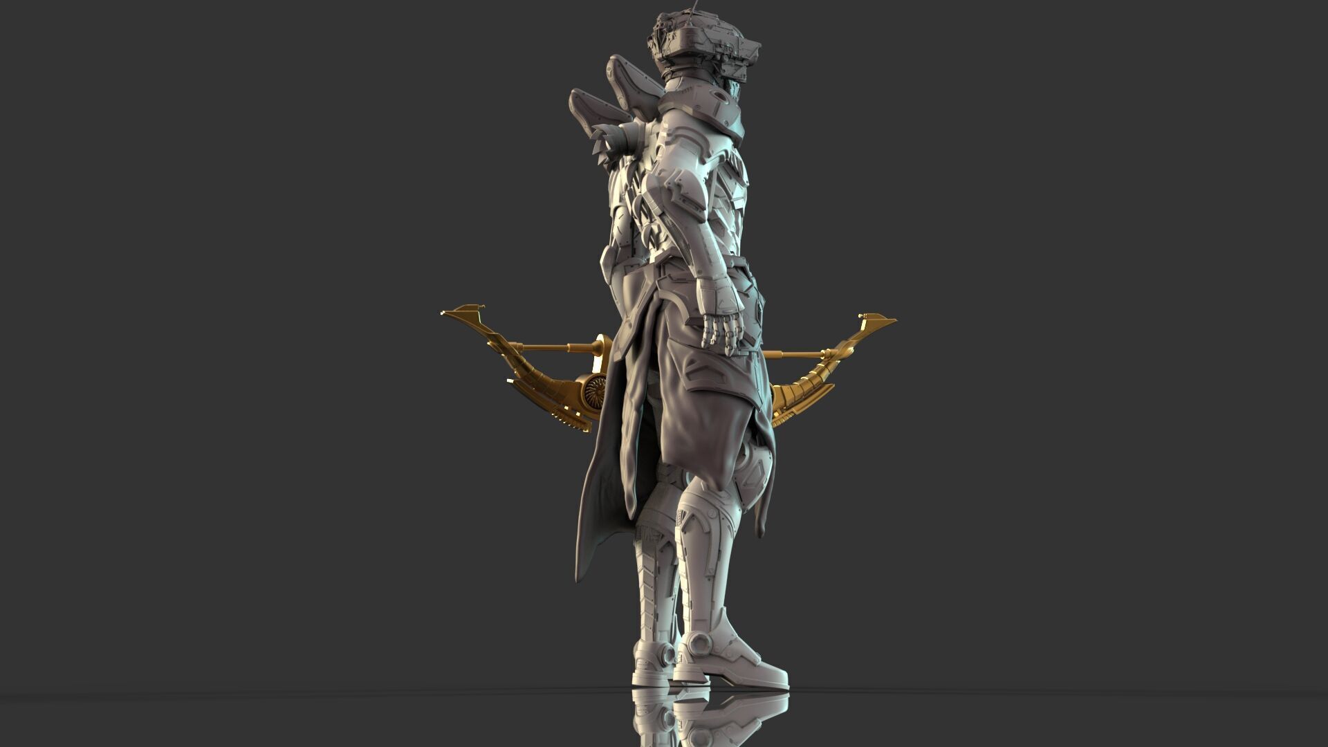 Mechanical Warrior 3D model_8