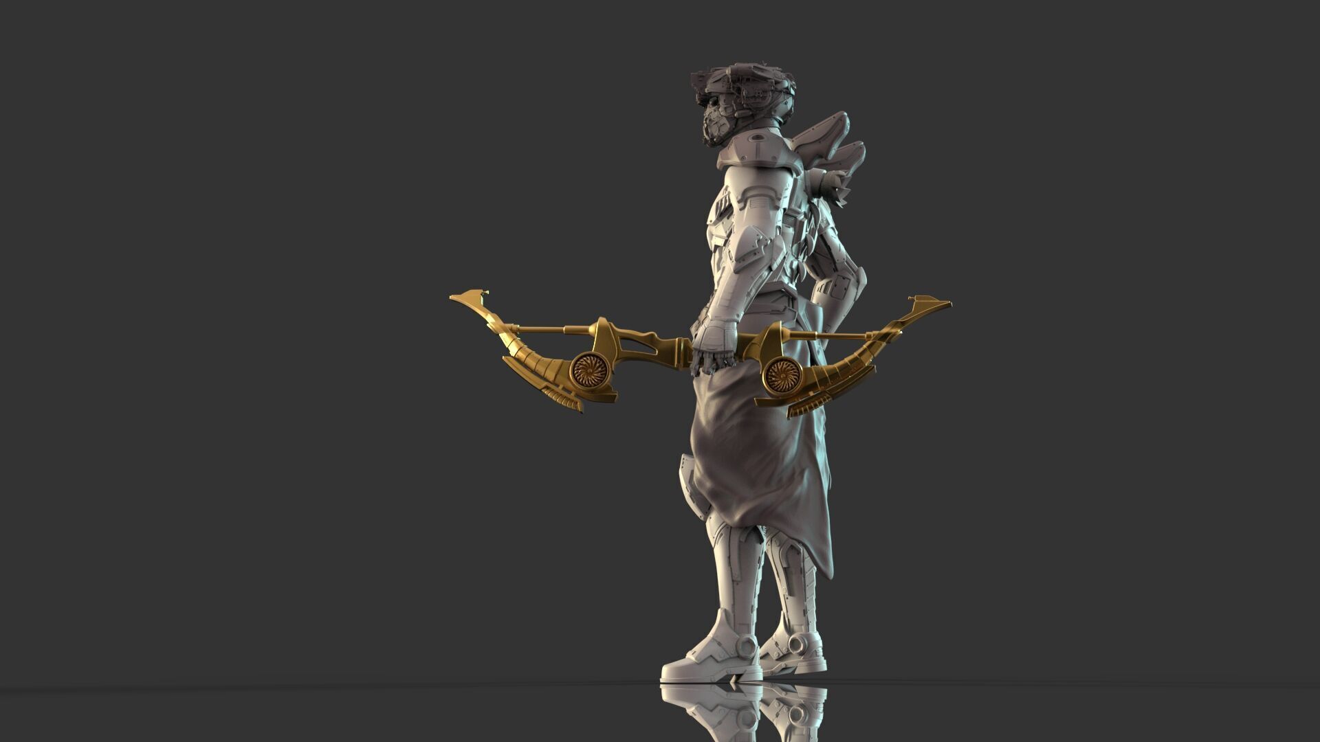 Mechanical Warrior 3D model_17