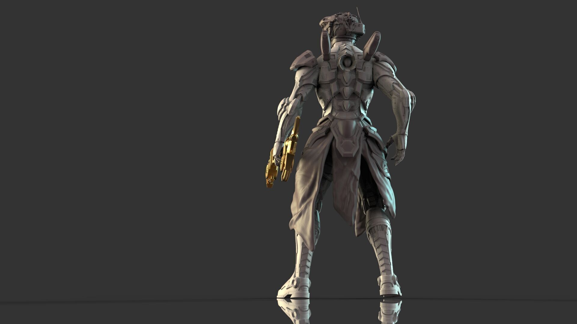 Mechanical Warrior 3D model_20