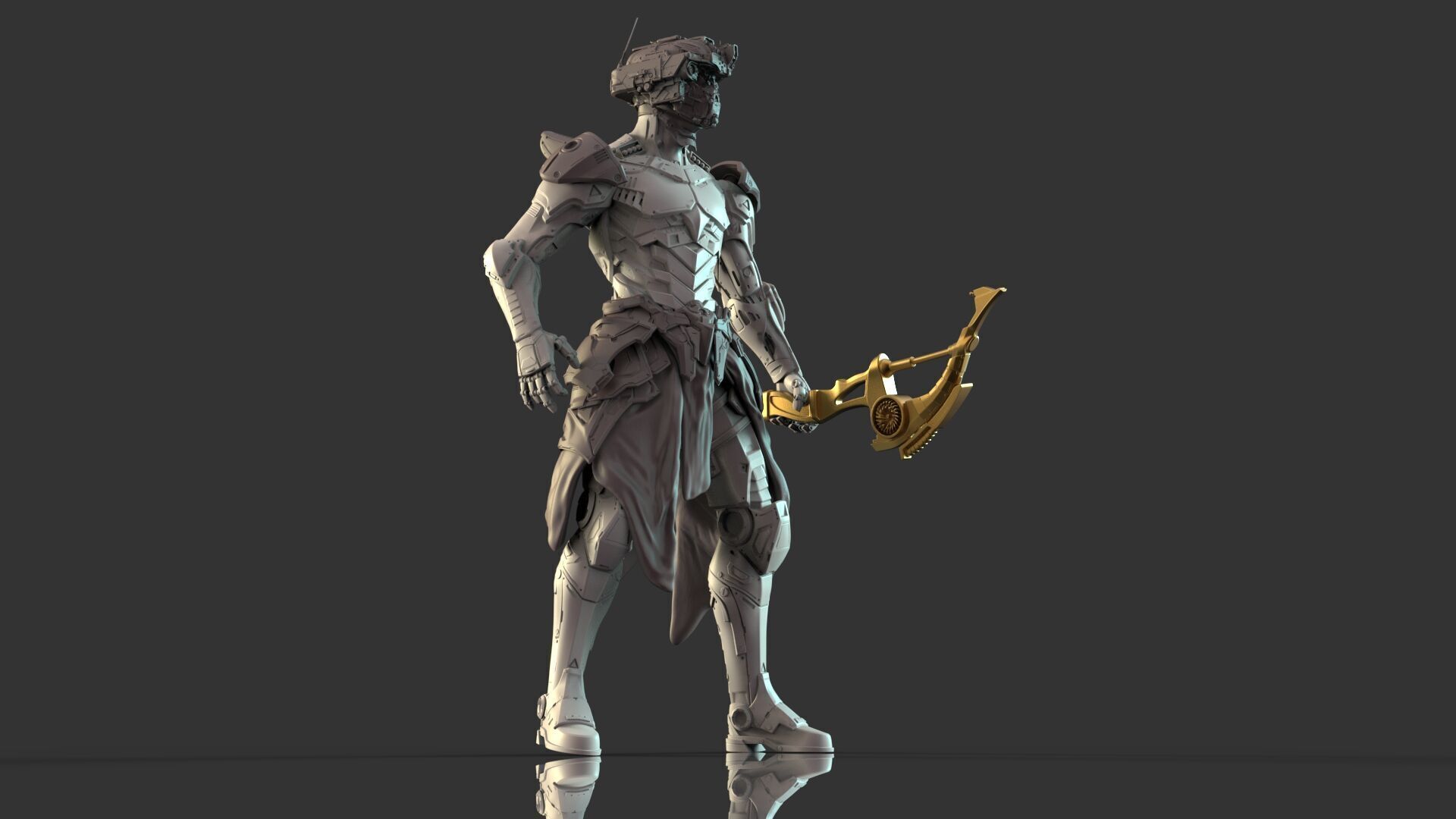 Mechanical Warrior 3D model_11