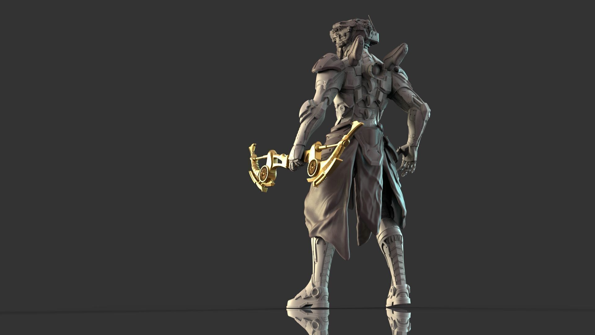 Mechanical Warrior 3D model_19