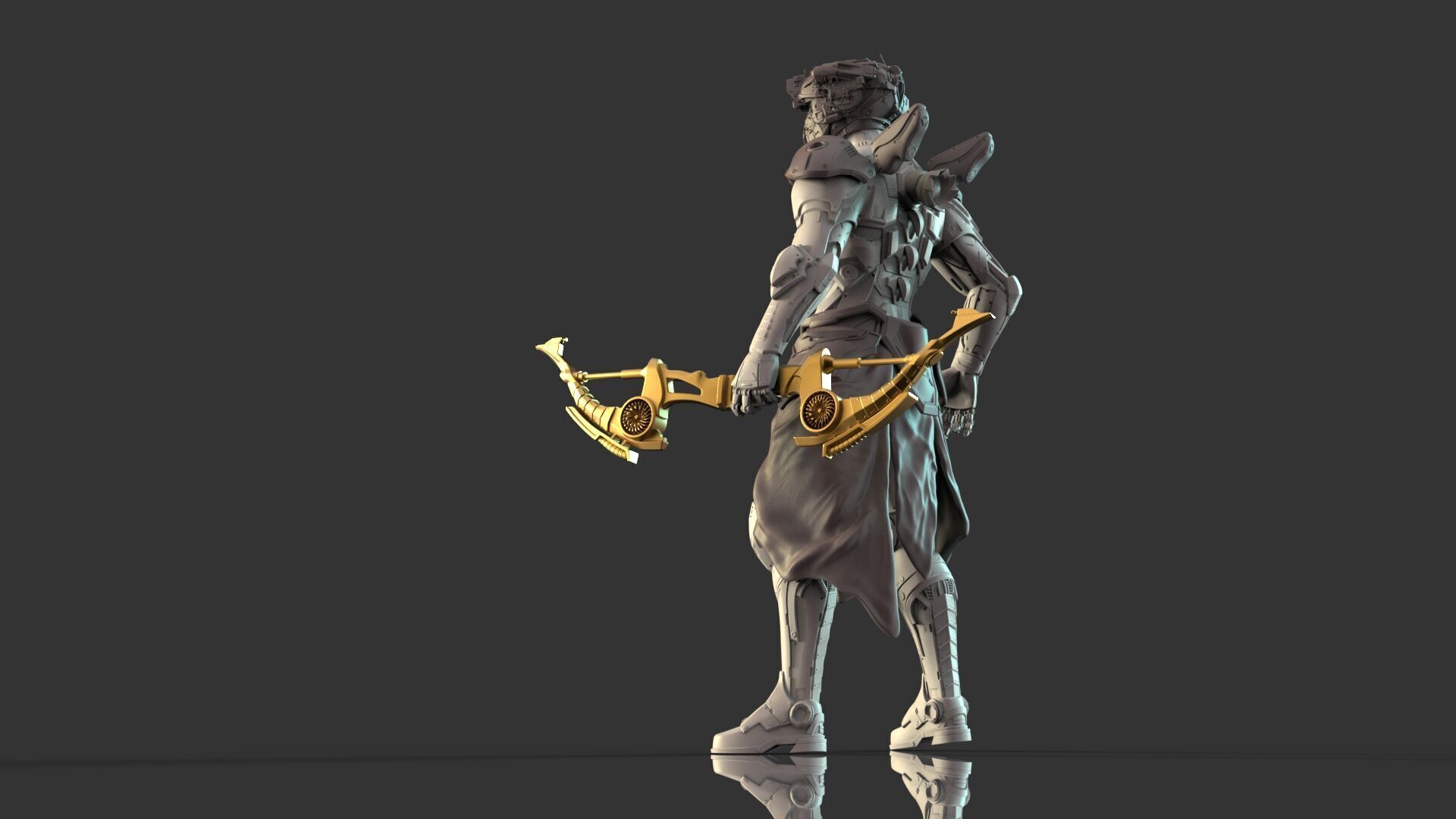 Mechanical Warrior 3D model_18
