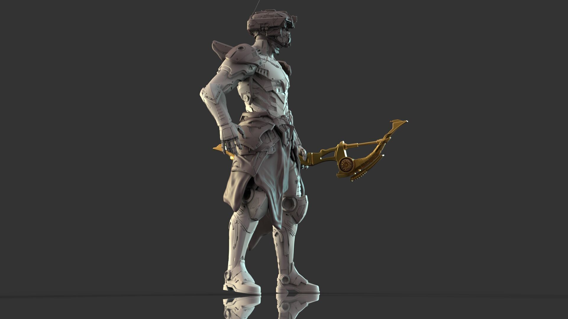 Mechanical Warrior 3D model_10