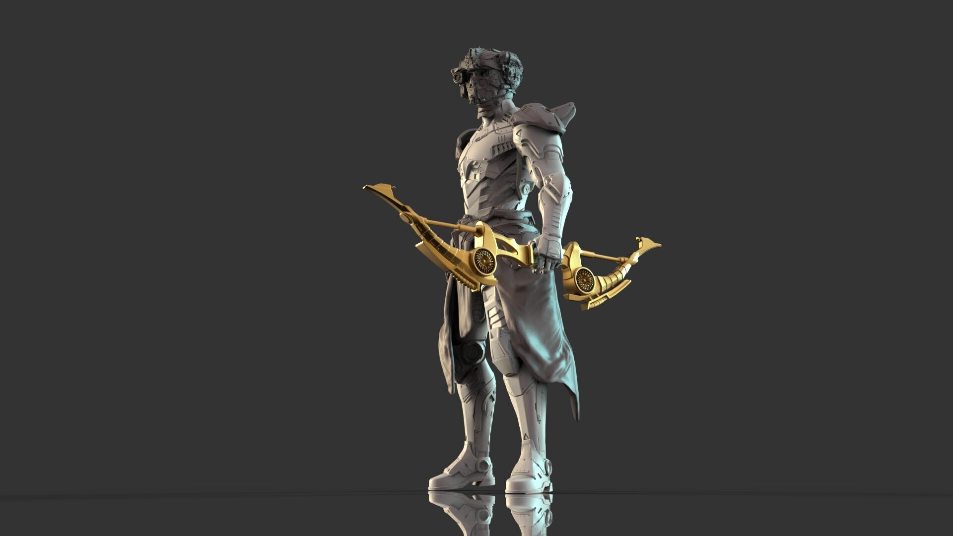 Mechanical Warrior 3D model_15
