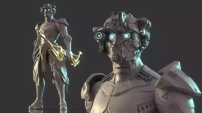 Mechanical Warrior 3D model