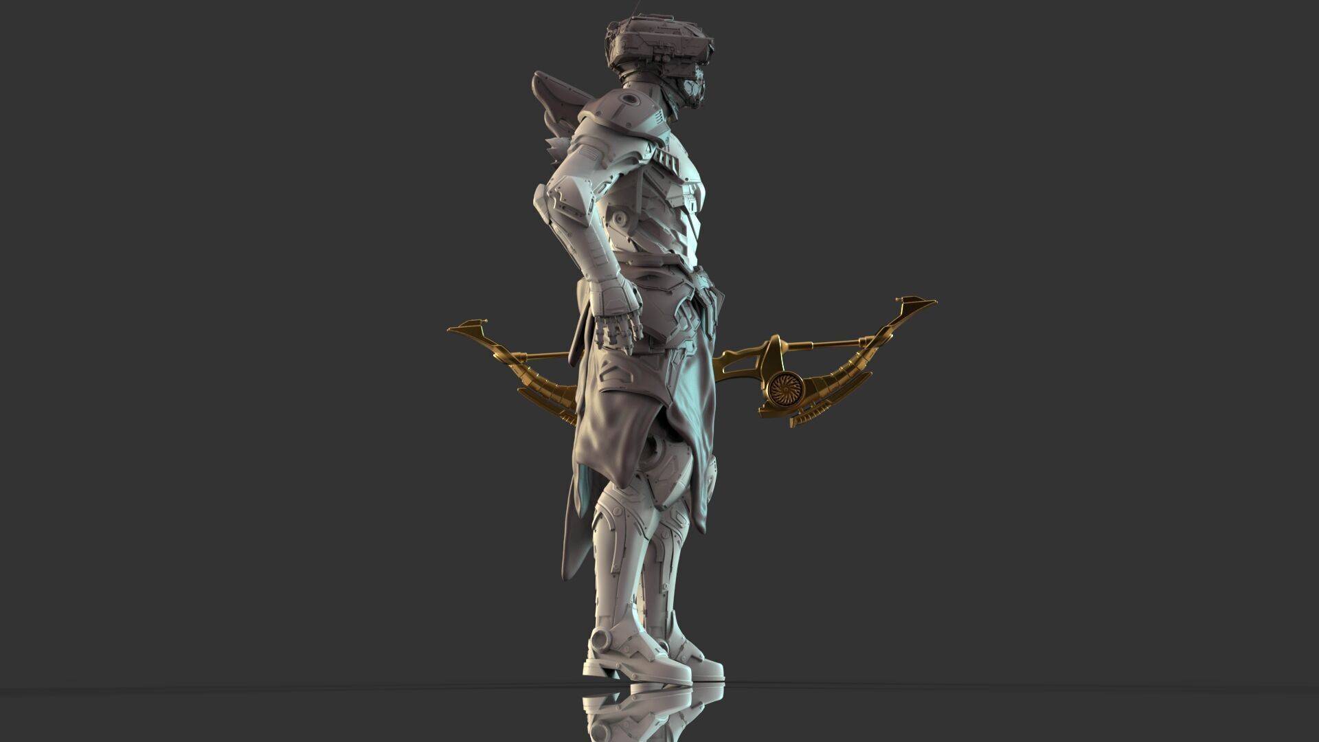 Mechanical Warrior 3D model_9