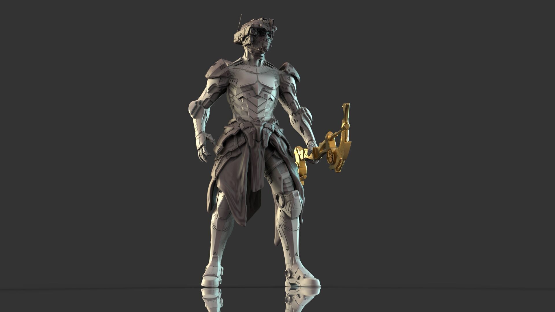 Mechanical Warrior 3D model_12