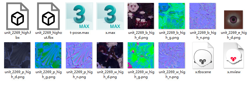 Demon bride Low-poly 3D model_12