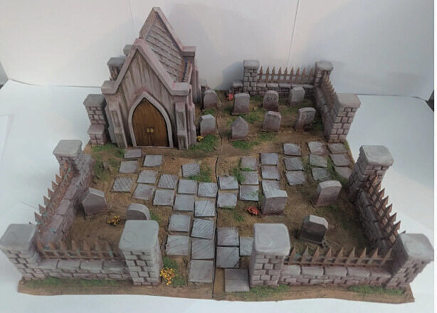 Haunted Graveyard 3D print model