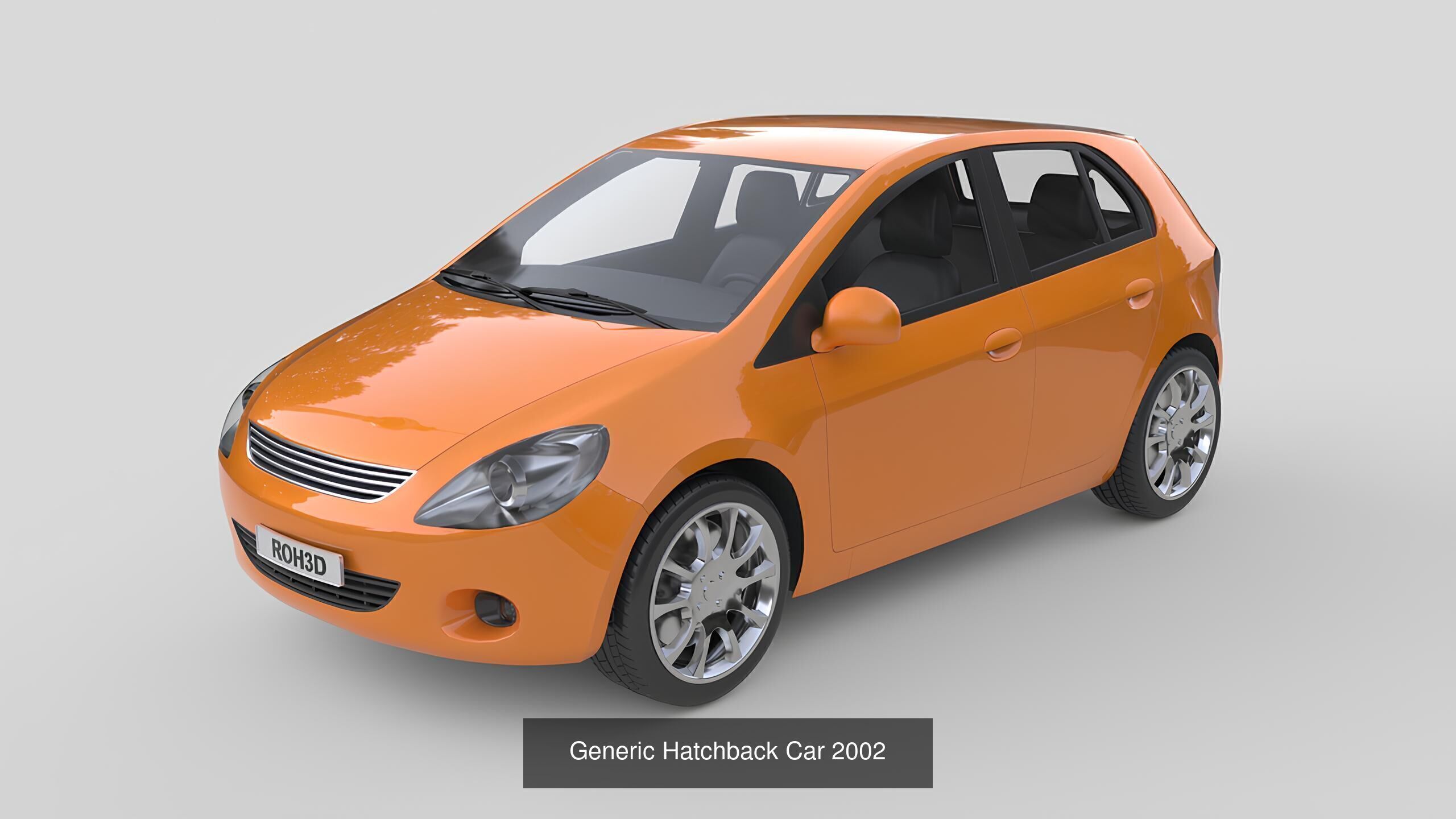 Modern Generic Car Collection High-Poly 3D Models _4