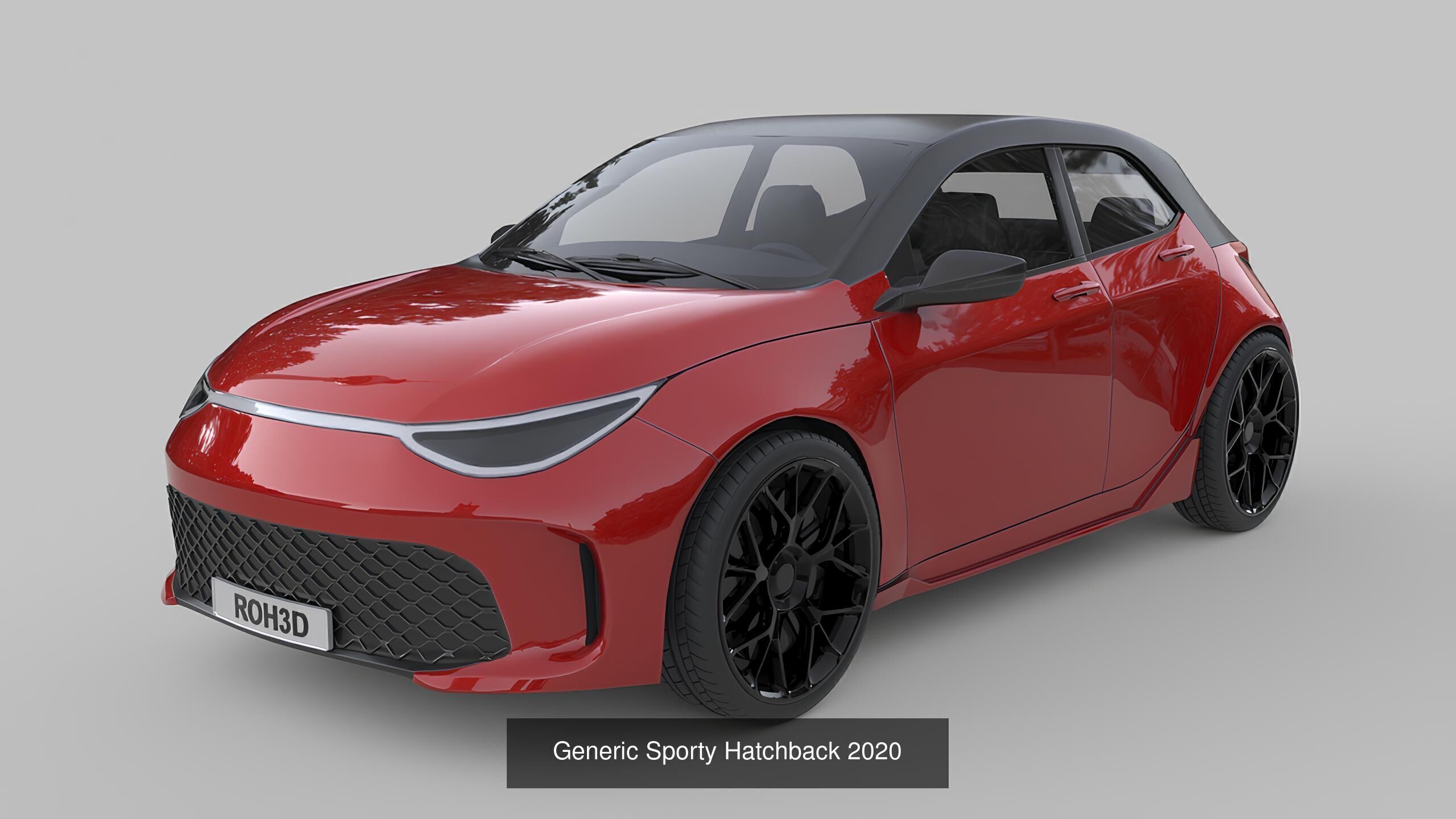 Modern Generic Car Collection High-Poly 3D Models _18