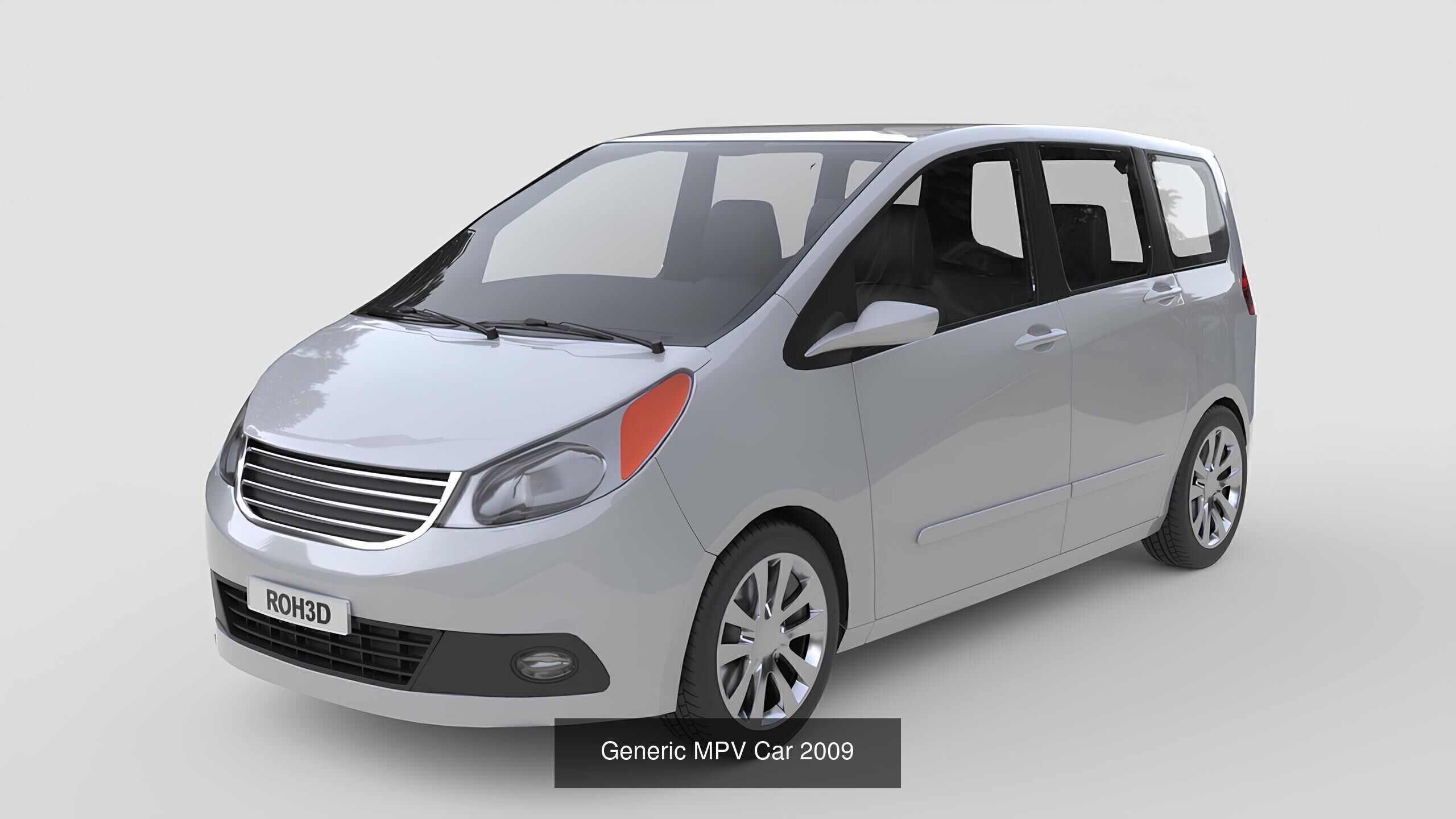Modern Generic Car Collection High-Poly 3D Models _12