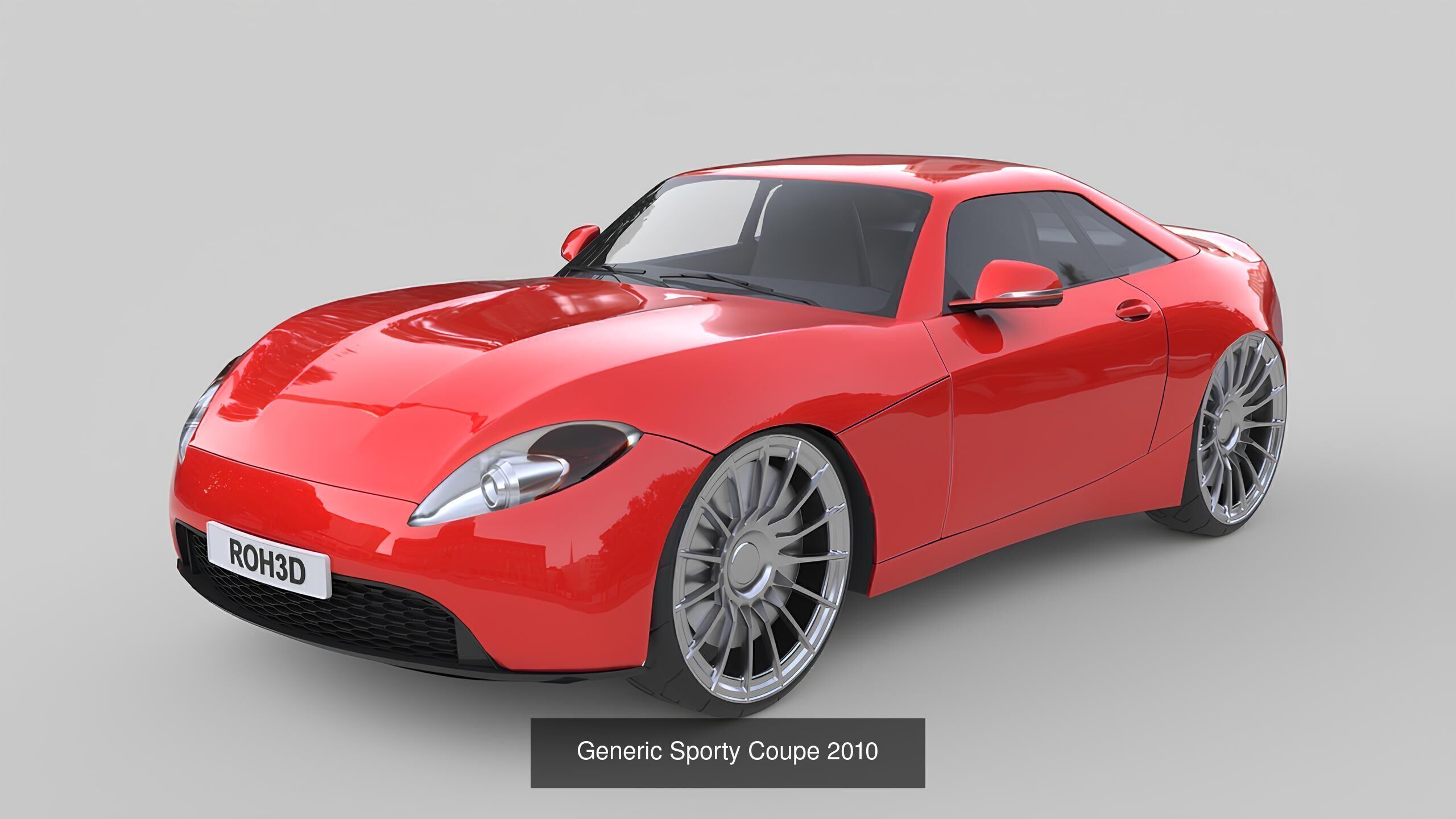 Modern Generic Car Collection High-Poly 3D Models _16
