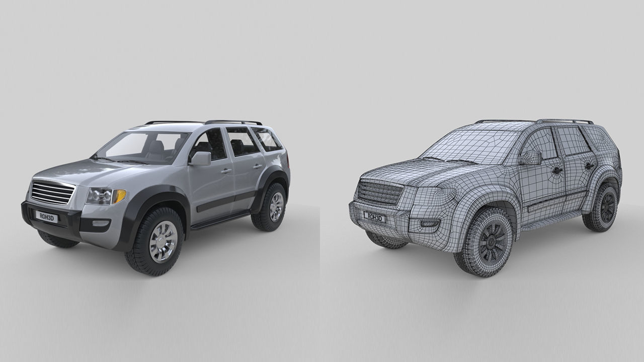Modern Generic Car Collection High-Poly 3D Models _11