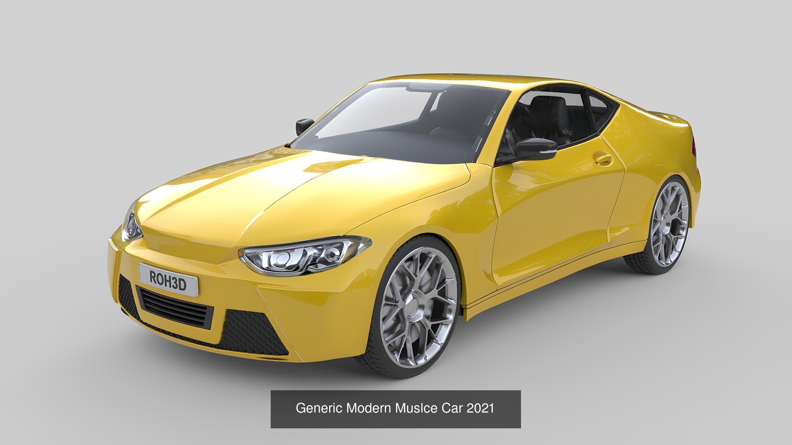 Modern Generic Car Collection High-Poly 3D Models _10
