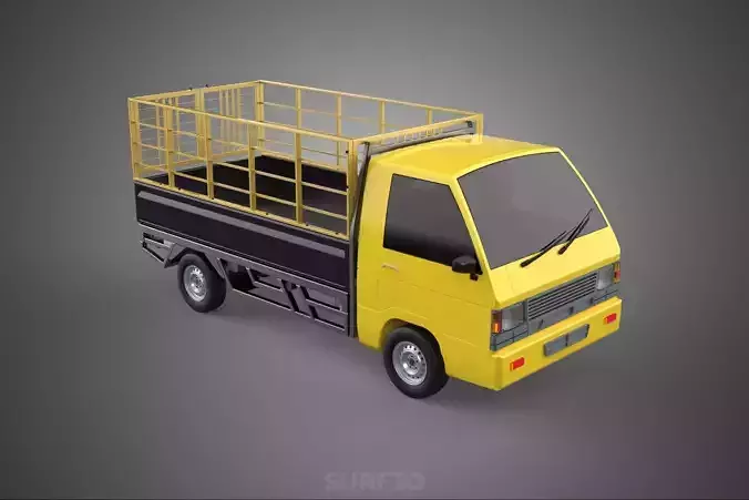 PICKUP TRUCK CAGE TRANSPORT DELIVERY CARGO LOGISTICS COMMERCIAL