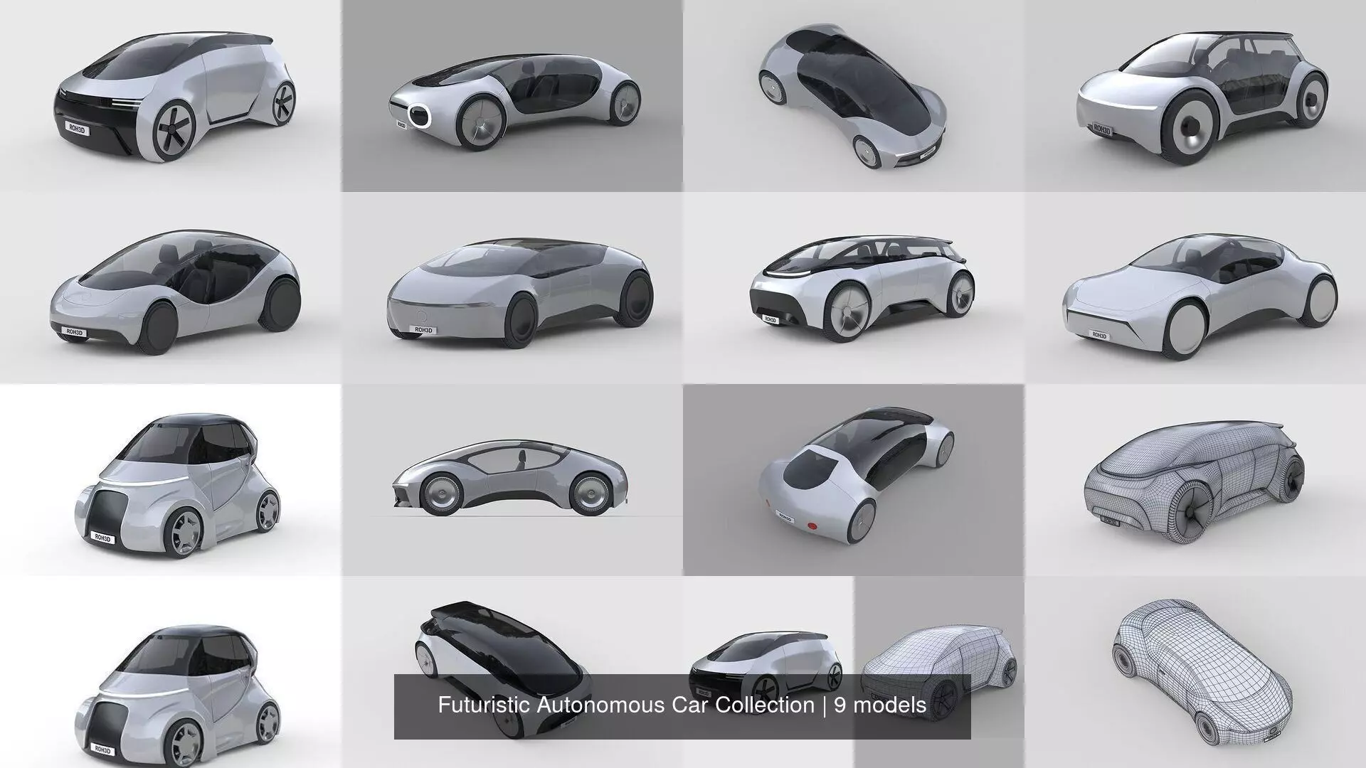 Futuristic Autonomous Car Collection _1