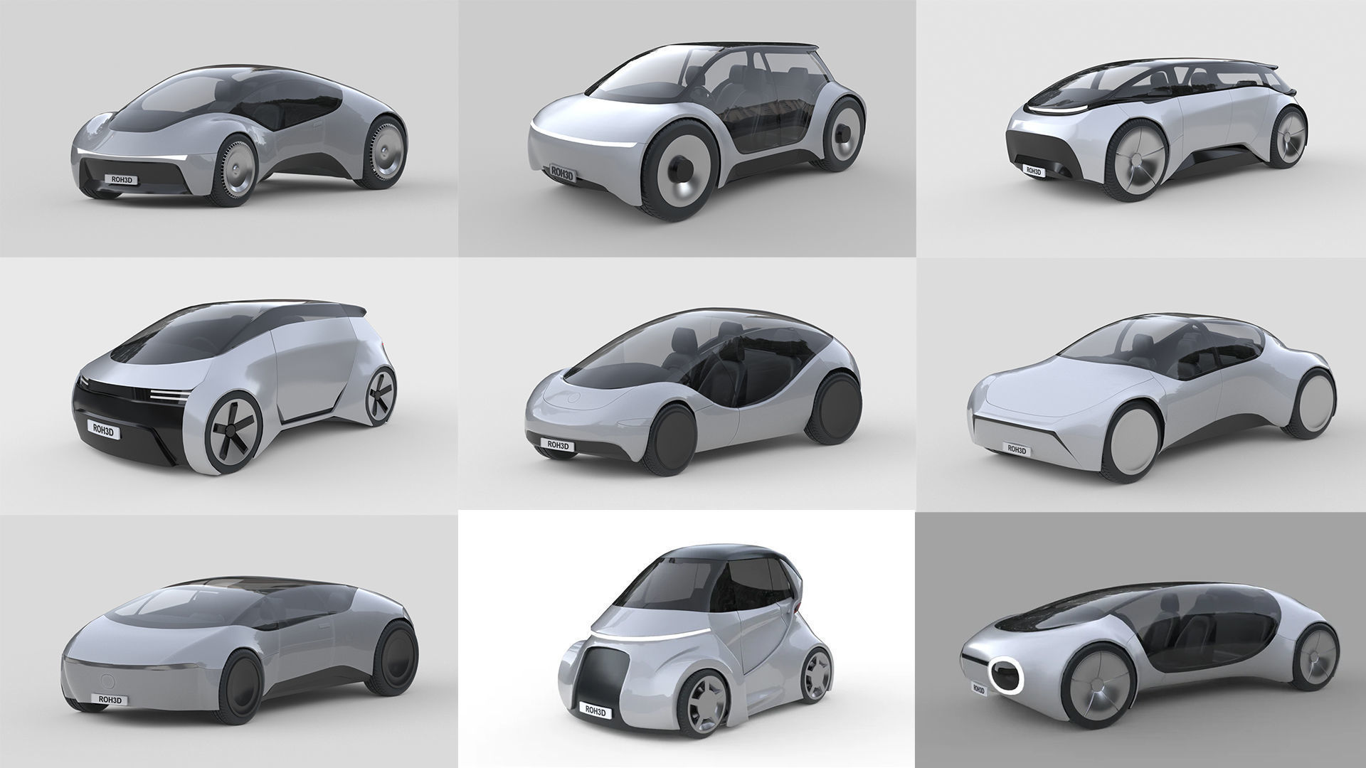 Futuristic Autonomous Car Collection _2