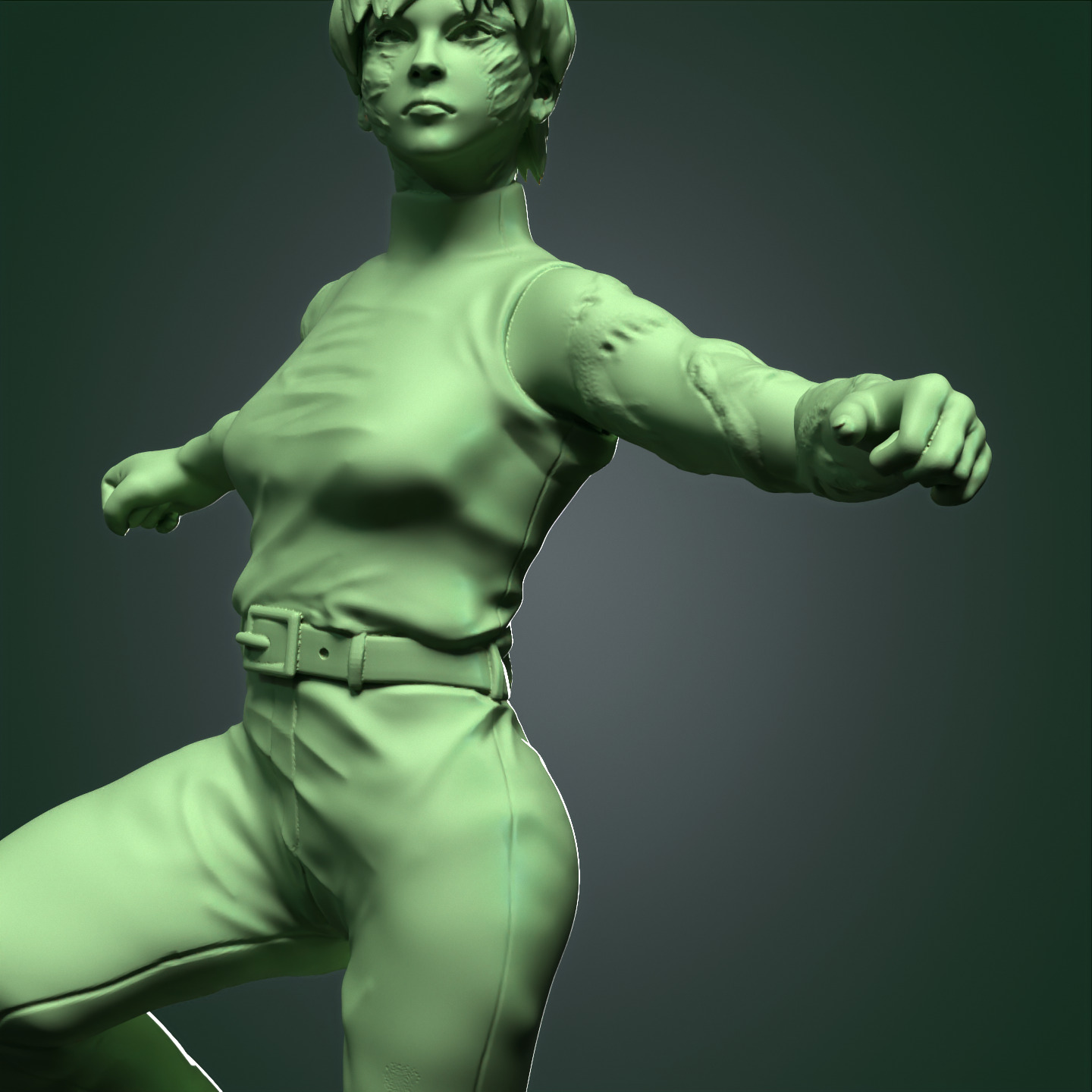 Maki Zenin Post Shibuya 3D print model_5