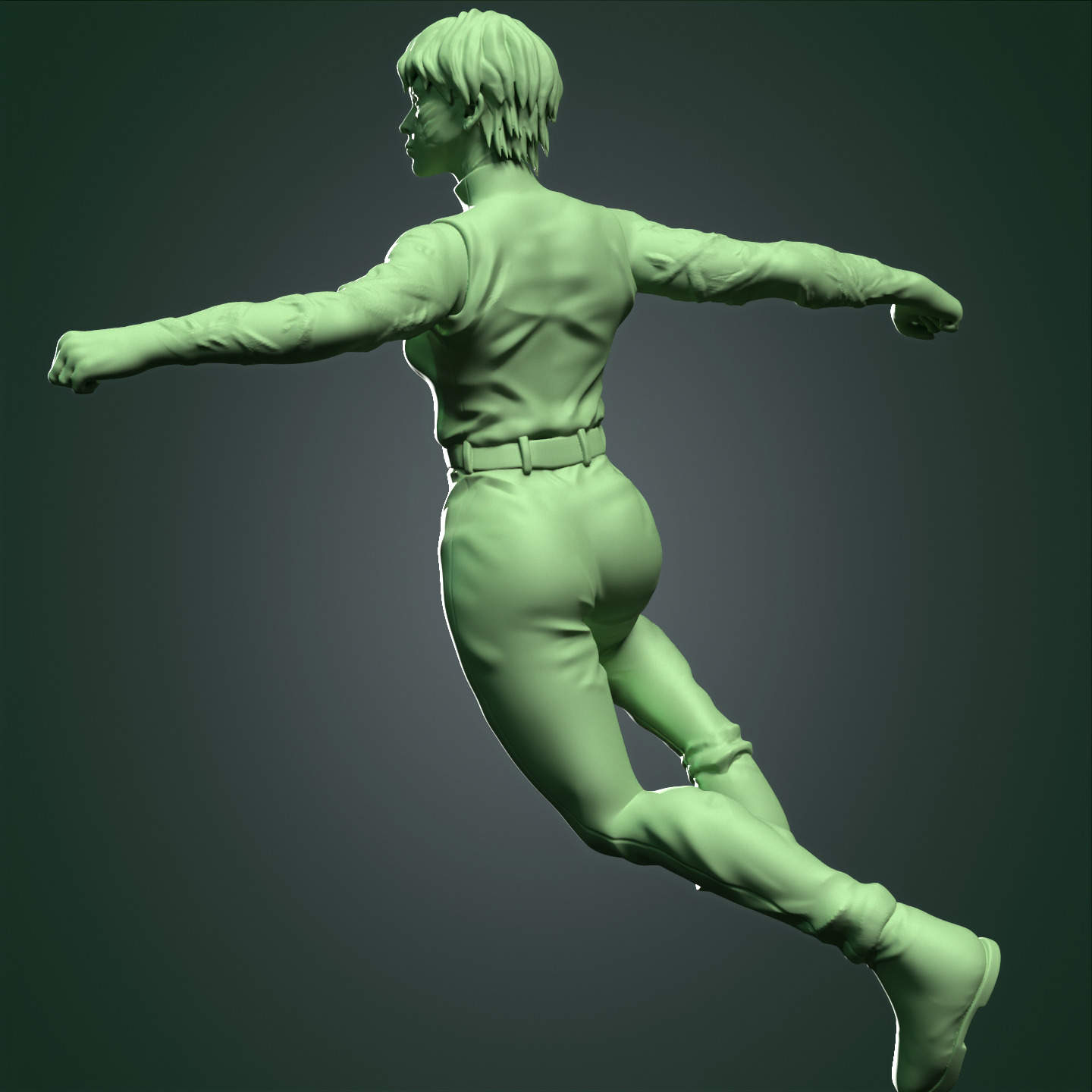 Maki Zenin Post Shibuya 3D print model_3