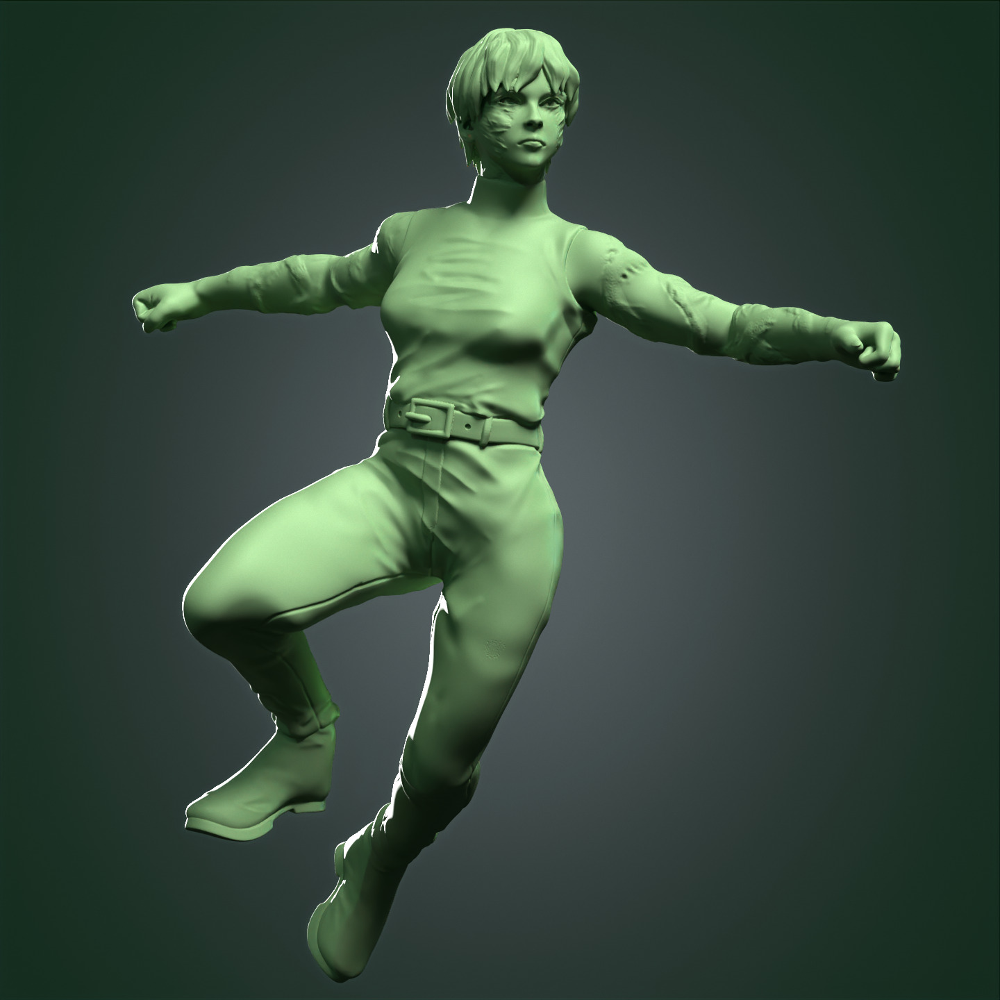 Maki Zenin Post Shibuya 3D print model_1