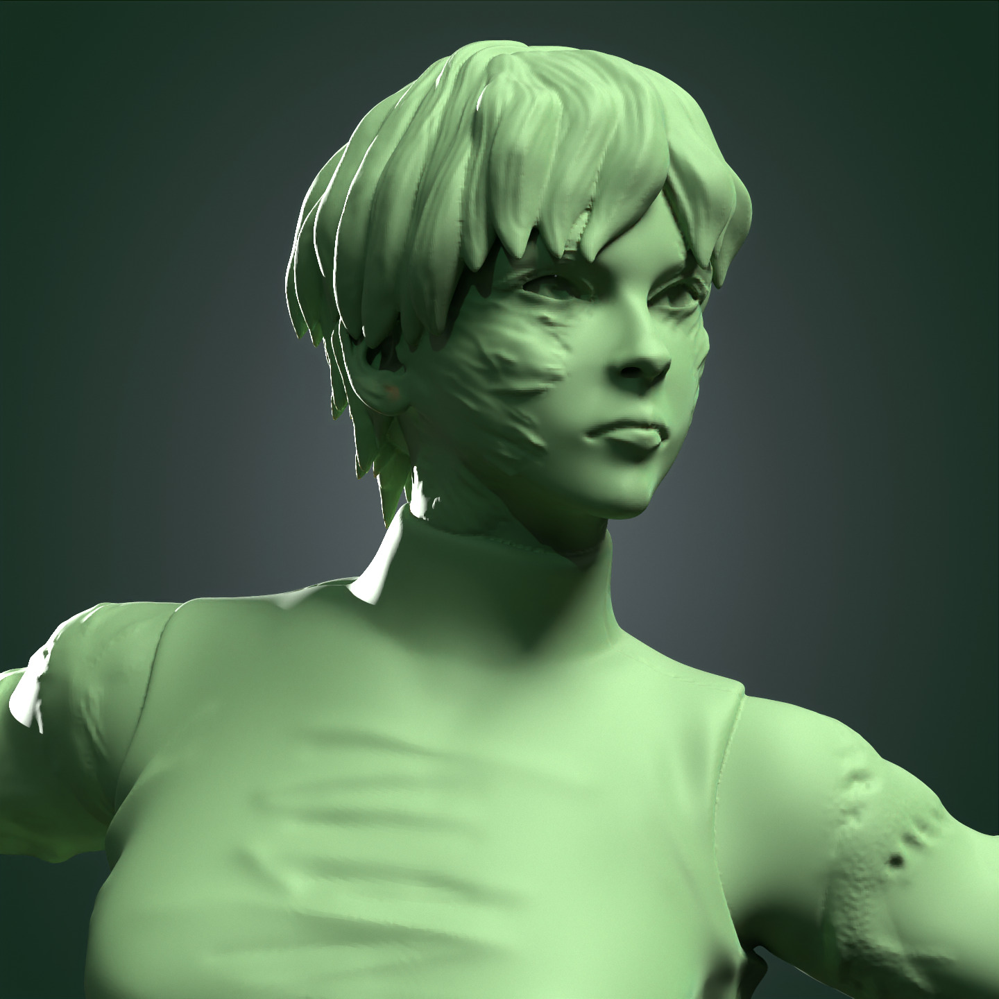 Maki Zenin Post Shibuya 3D print model_4